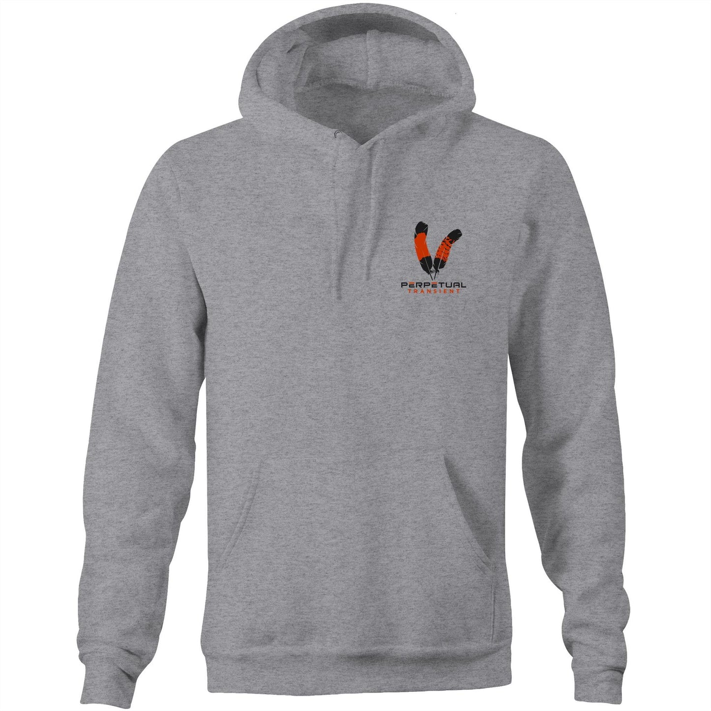 Pocket Hoodie Sweatshirt - logo front and rear