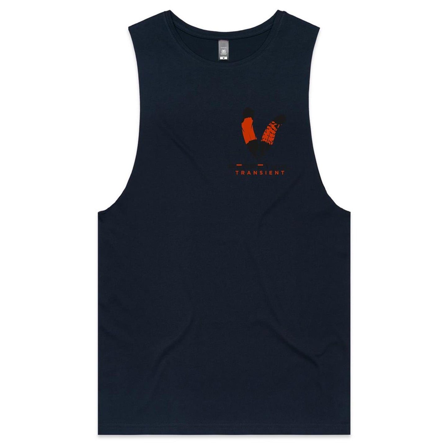 Mens Tank Top Tee - logo on front